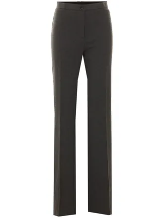 Pinko Straight-Leg Tailored Pants with Mid-Rise Waist and Minimalist Design