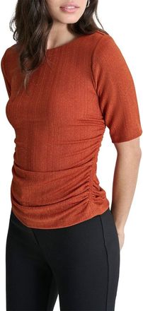DKNY Dkny Ruched Knit Top