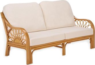 Safavieh Couture Isaias Rattan Loveseat