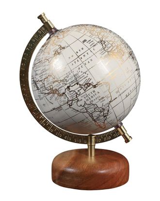 Sagebrook Home 10X7in Globe On Wood Base