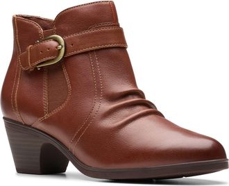 Clarks Emily2 Opal Bootie in Tan Leather at Nordstrom Rack, Size 9.5