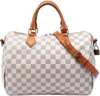 Louis Vuitton Pre-owned Handbags, female, White, Size: ONE SIZE Pre-owned Speedy Bandouliere 30