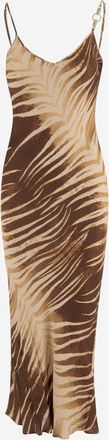 Just Cavalli Viscose Dress With Tropical Print