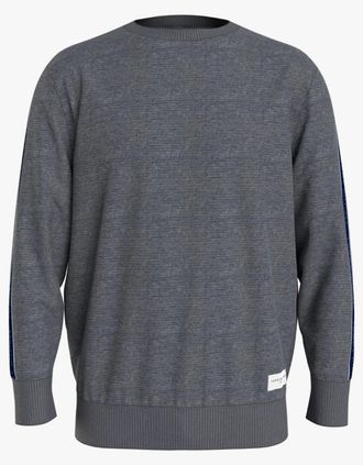 Tommy Hilfiger Mens Tommy Hilfiger TH ESTABLISHED Mens Lounge Sweatshirt Dark Grey Ht - Size: 40