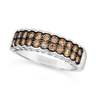 Le Vian Ladies Multi-Row Wide Band Rings set in 14K Vanilla Gold