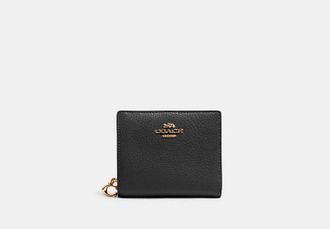 Coach Snap Wallet in Black | Leather