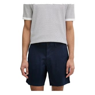 Michael Kors Korte Broeken, Heren, Blauw, W31, Katoen, Stretch Katoenen Shorts
