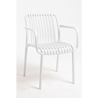 Regalos Miguel Regalos Miguel - Sillas Jard&iacute;n - Silla Somer Con Reposabrazos - Blanco