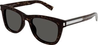 Saint Laurent SL 712 Zonnebril - unisex - Zonnebrillen - Bruin - 52 MM - Accessoires