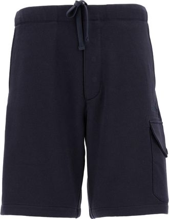 C.P. Company DIAGONAL RAISED FLEECE CARGO SWEATSHORTS