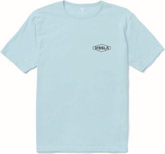 Vissla Mens Spectrum Organic T-Shirt Blue XXL