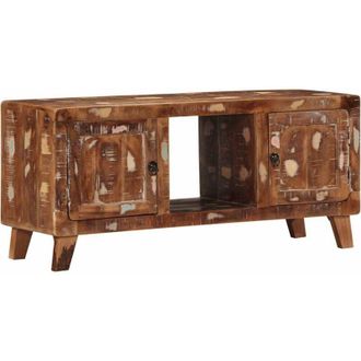 vidaXL Vidaxl - Mueble Para La Tv 105x46x32 Madera Maciza Reciclada