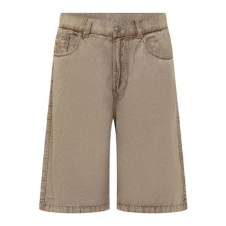 Diesel Denim Shorts, female, Beige, Size: 2XS P-Desi Shorts