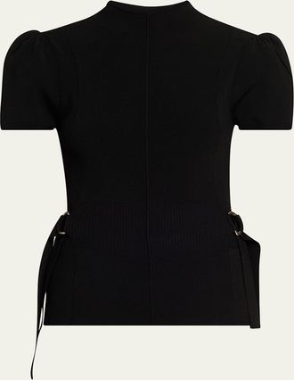 3.1 Phillip Lim Compact Rib Tulip Top