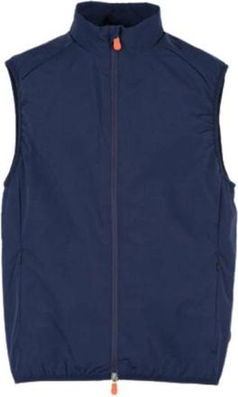 Save The Duck Ademend Marineblauwe Gilet - Heren - Bodywarmers - Blauw - 2XL - Polyester - Jassen