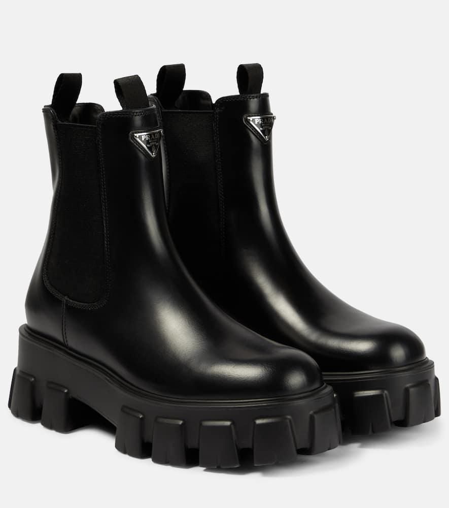 Black prada booties deals