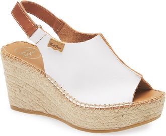 Toni Pons Lugano Espadrille Wedge Sandal in Blanco at Nordstrom, Size 5.5-6Us