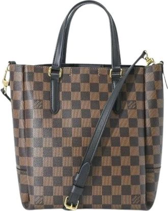 Louis Vuitton Pre-owned Tote Bags, female, Brown, Size: ONE SIZE Pre-owned Damier Tote Bag