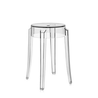 Kartell Charles Ghost Hocker H 46 cm, glasklar