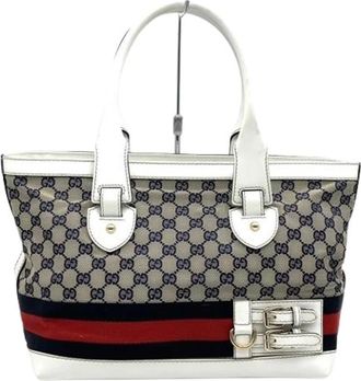 Gucci Pre-owned Vintage GG Canvas Tote - Dames - Vintage Shopper - Veelkleurig - ONE Size - Vintage