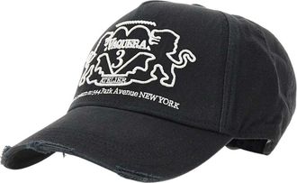 Vaquera Baseballpet - unisex - Accessoires - Zwart - Maat: ONE Size Katoen