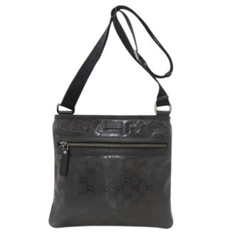 Gucci Pre-owned GG Imprim&eacute; Schoudertas - Dames - Vintage Schoudertas - Zwart - ONE Size - Vintage