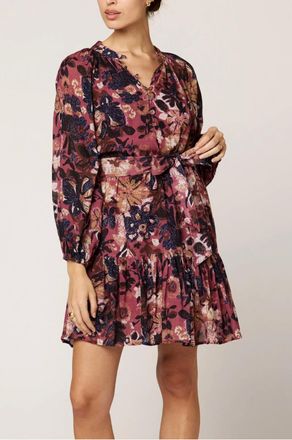 Cleobella Elvia Mini Dress In Bergamo Print