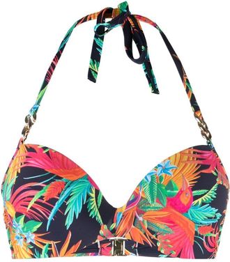 Marlies Dekkers Hula Haka bikini top - women - Recycled Nylon/Spandex/Elastane - 75C - Blue