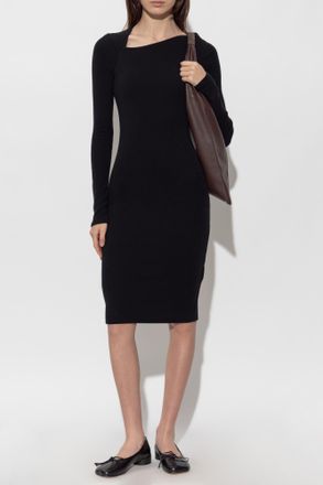 Maison Margiela Fitted Dress, Womens, Black