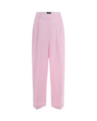 Fabiana Filippi Pink Loose Pleated Pants