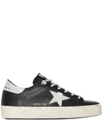 Golden Goose Hi Star sneakers - women - Rubber/Calf Leather/Fabric - 39 - Brown