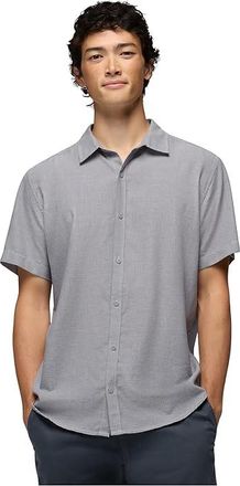 Prana Lindores Shirt Mens Clothing Taro : 2XL, Polyester/Hemp