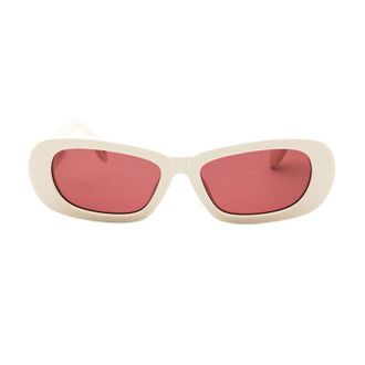 Palm Angels PERI107DANA4007 Tinted Lens Sunglasses - White