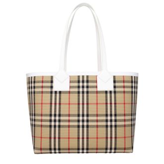 Burberry Umhängetaschen Frauen Stoff Beige/Weiß