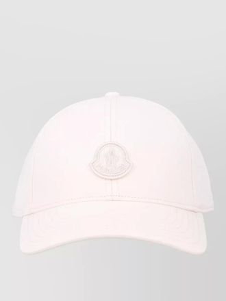 Moncler cotton baseball cap curved brim vents