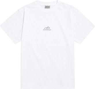 Balenciaga Camiseta de cuello redondo - Tops - Hombre - Blanco - XL