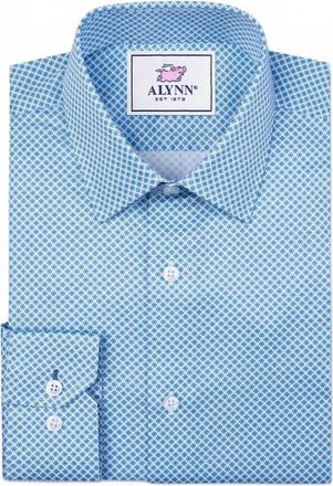 Alynn Mens Porter Standard Fit Dress Shirt In Blue