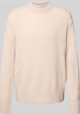 Selected Relaxed Fit Strickpullover aus Woll-Kaschmir-Mix Modell Calle in Ecru, Größe XXL