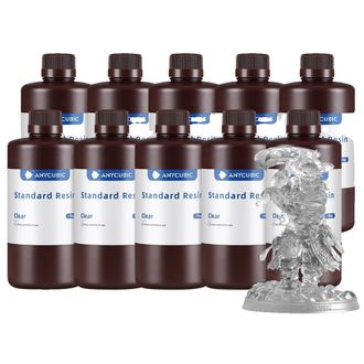 OEM Resina Para Impresi&oacute;n 3d, Alta Precisi&oacute;n, Curado R&aacute;pido, 10 Kg Transparente