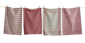 Tag Canyon Woven Dishtowel Set/4 Purple Purple Cotton Everyday at Nordstrom