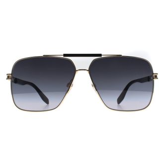 Marc Jacobs Aviator Mens Black Dark Grey Gradient 716/S Metal - One Size