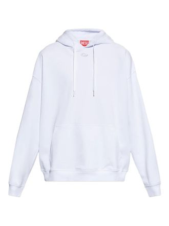 Diesel logo hoody - White