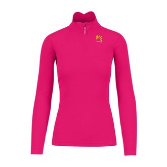 Karpos Pizzocco Half Zip - Dames - Outdoor shirts - Roze - XL - Polyester - Fitness