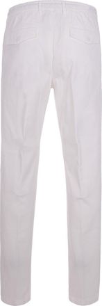 Eleventy Mens Jogger Trousers White Cotton