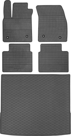 OEM Juego De Alfombrillas De Goma Para Coche Y Alfombrilla Para Maletero Para Ford Focus Iv Estate A Partir De 2018