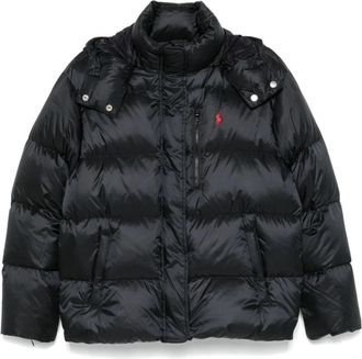 Polo Ralph Lauren Gewatteerd donsjack - Dames - Winterjassen - Zwart - XS - Leer - Jassen