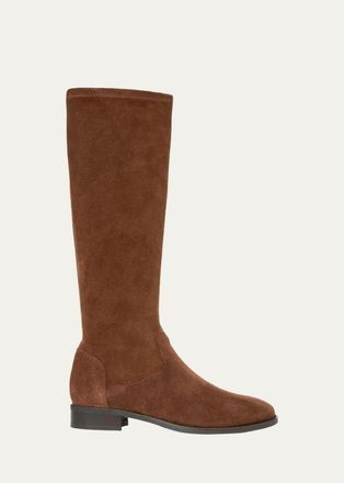 Aquatalia 25mm Sabrena Waterproof Suede Knee-High Boots