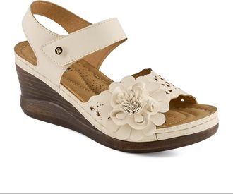 Andrea Womens Wedge Sandals
