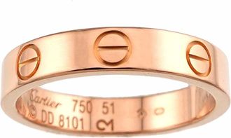 Cartier Pink Gold Pink Gold (18K) Band Ring (Pre-Owned)