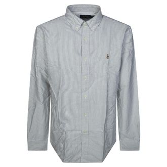 Polo Ralph Lauren Casual Shirts, male, White, Size: XL Camicia Oxford Pari Pari